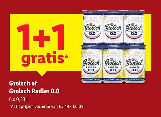 Grolsch of Grolsch Radler 0.0