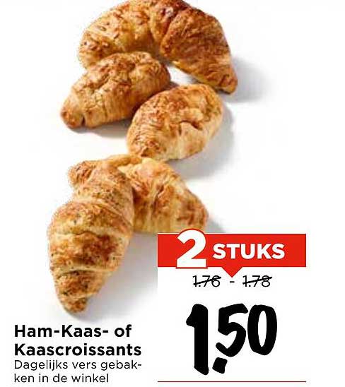 Ham-Kaas- of Kaascroissants