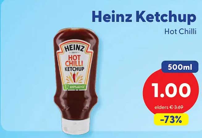 Heinz Ketchup Hot Chilli 500ml