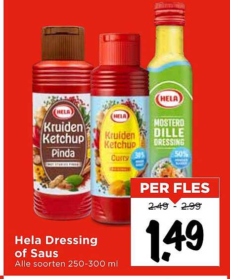 Hela Dressing of Saus