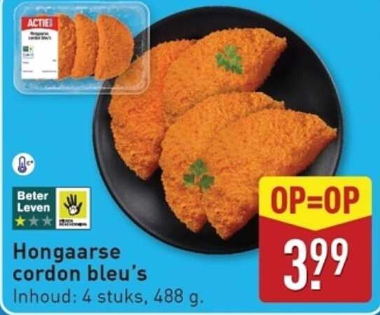 Hongaarse cordon bleu's