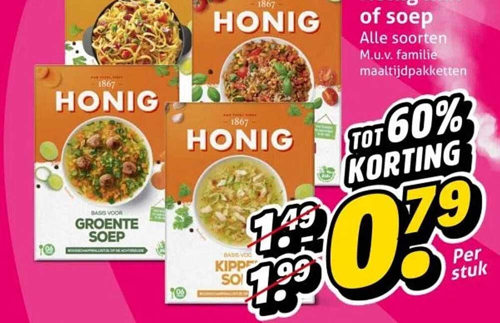 Honig Soep en Sauce - Tot 60% korting