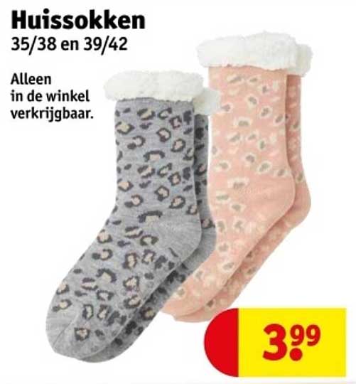 Huissokken 35/38 en 39/42