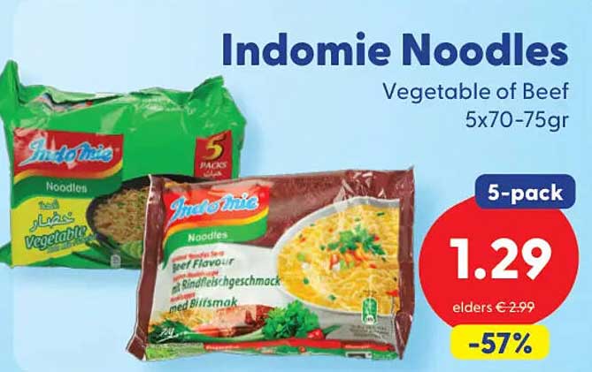 Indomie Noodles 5-pack