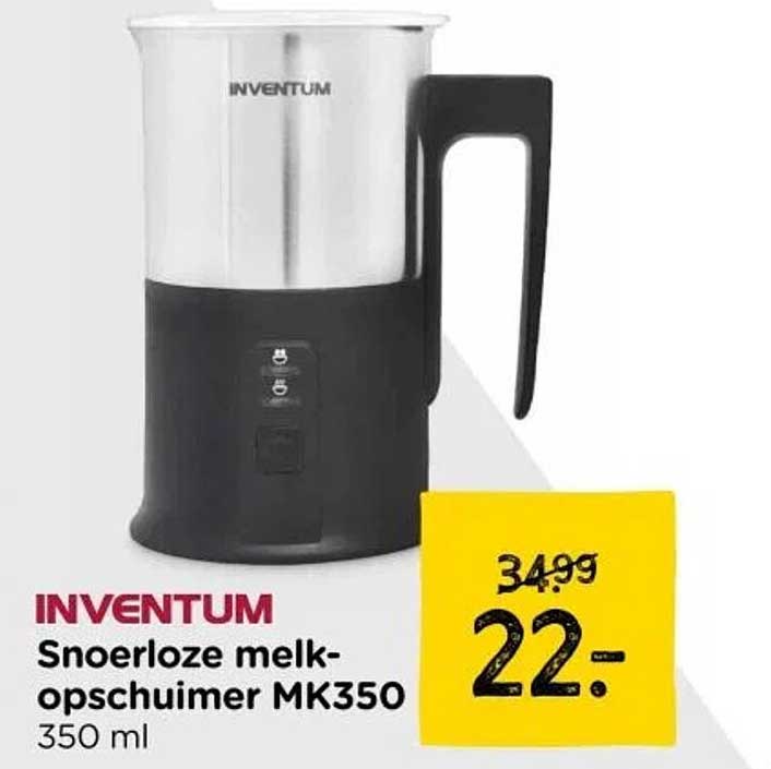 Inventum Snoerloze melkopschuimer MK350 350 ml