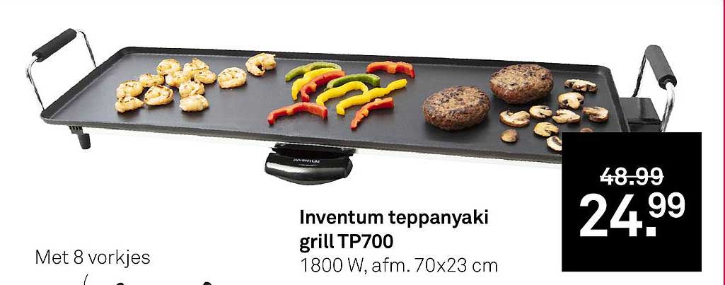 Inventum teppanyaki grill TP700