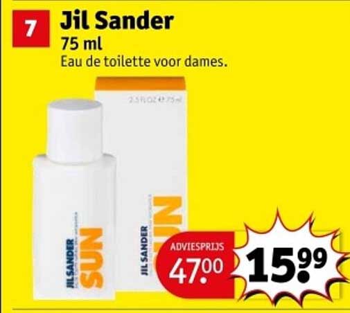 Jil Sander 75 ml Eau de toilette voor dames.