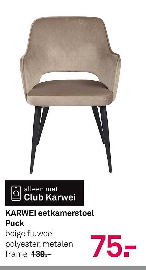 KARWEI eetkamerstoel Puck