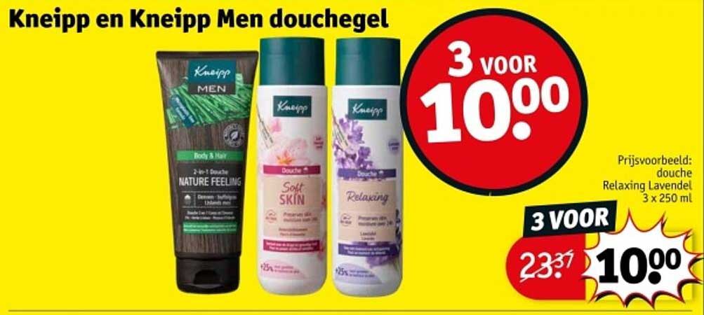Kneipp en Kneipp Men douchegel