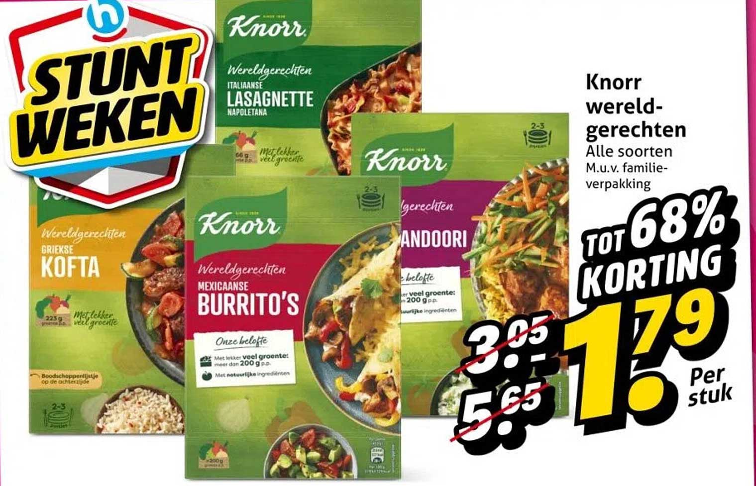 Knorr wereldgerechten - Alle soorten M.u.v. familie-verpakking