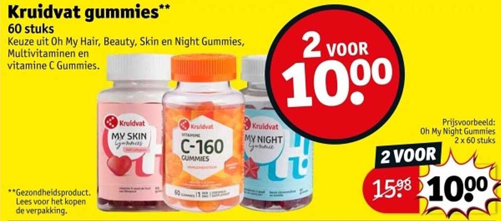 Kruidvat gummies** 60 stuks