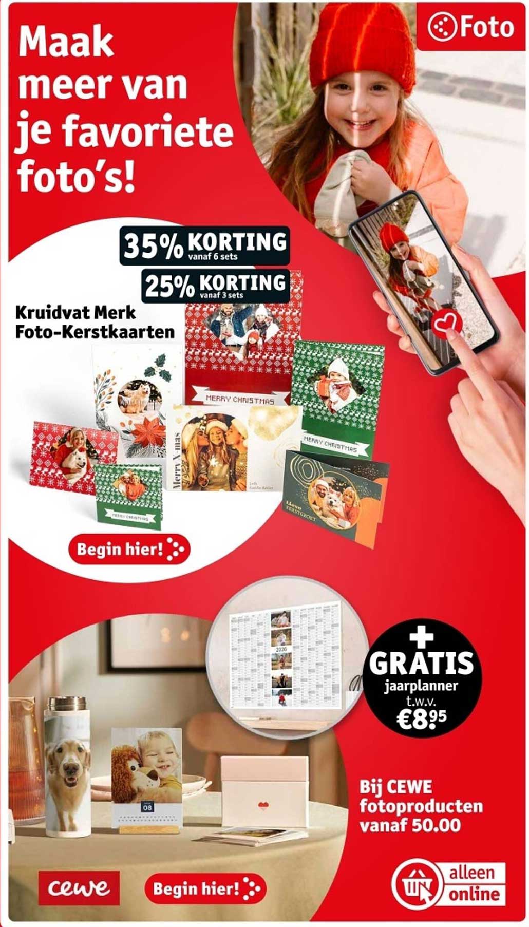 Kruidvat Merk Foto-Kerstkaarten