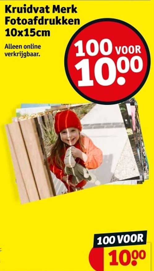 Kruidvat Merk Fotoafdrukken 10x15cm