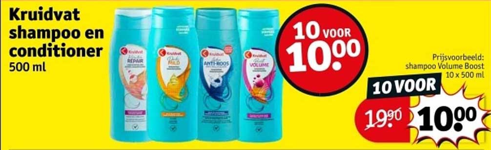 Kruidvat shampoo en conditioner 500 ml