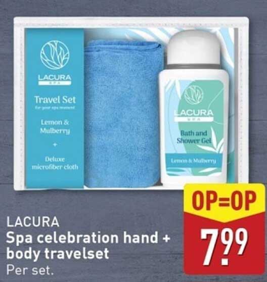 LACURA Spa celebration hand + body travelset