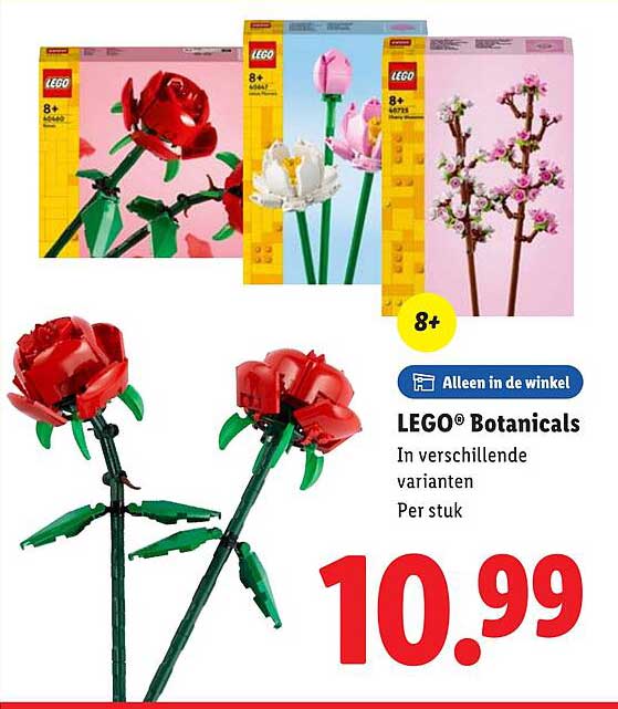 LEGO® Botanicals In verschillende varianten Per stuk