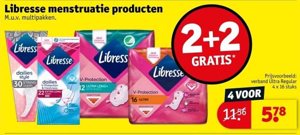 Libresse menstruatie producten