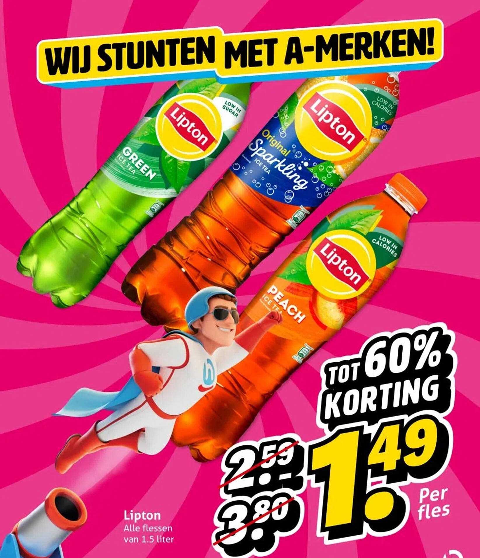 Lipton Alle flessen van 1.5 liter