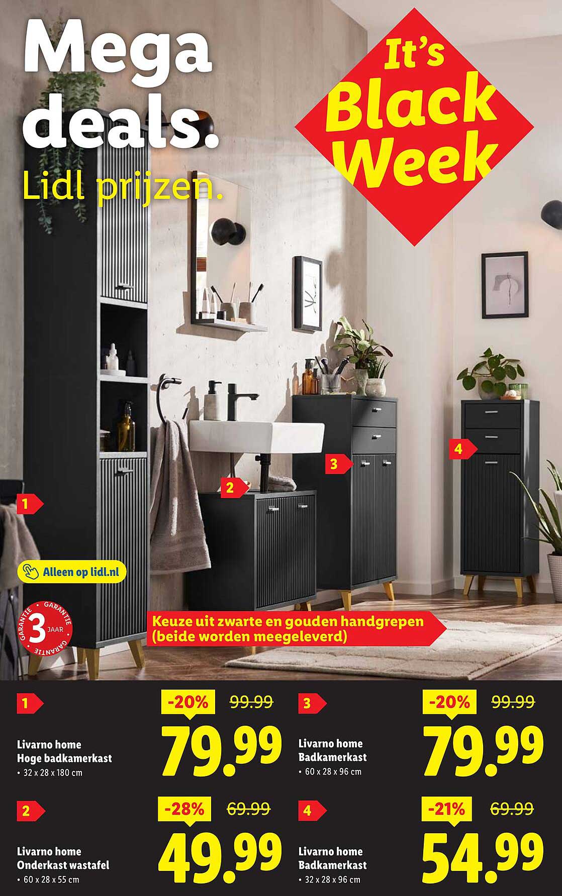 Livarno home Hoge badkamerkast