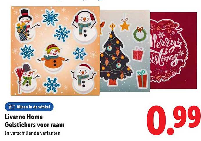 Livorno Home Gelstickers voor raam