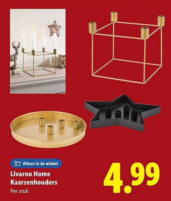 Livorno Home Kaarsenhouders Per stuk