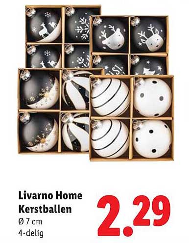 Livorno Home Kerstballen