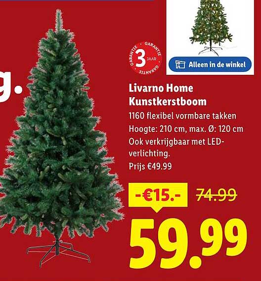 Livorno Home Kunstkerstboom