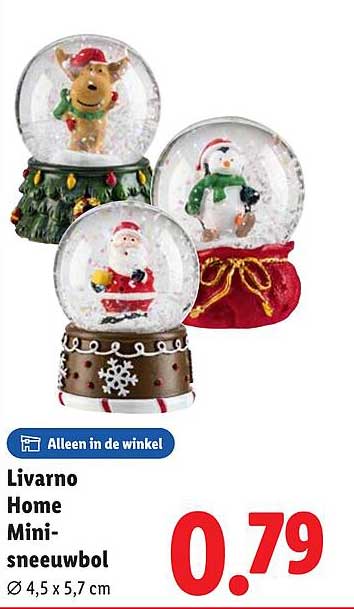 Livorno Home Mini-sneeuwbol