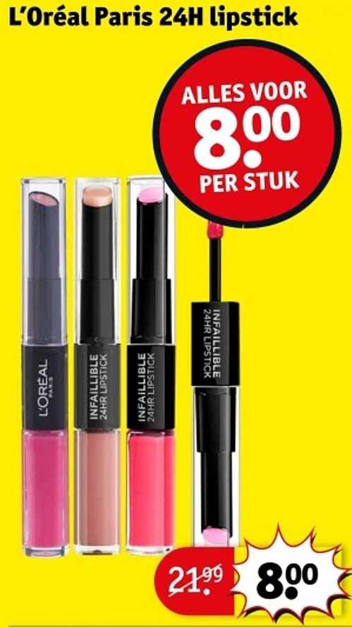 L’Oréal Paris 24H lipstick