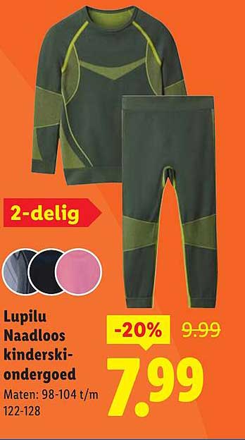 Lupilu Naadloos kinderski-ondergoed