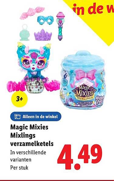 Magic Mixies Mixlings verzamelketels