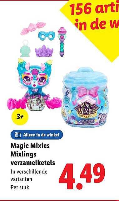 Magic Mixies Mixlings verzamelketels