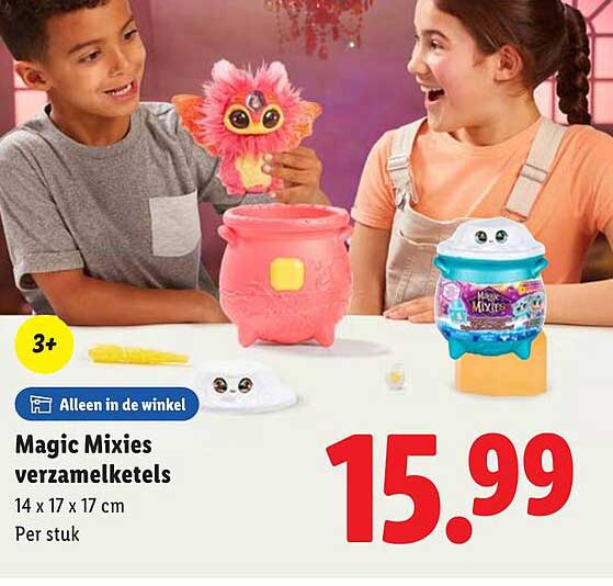 Magic Mixies verzamelketels