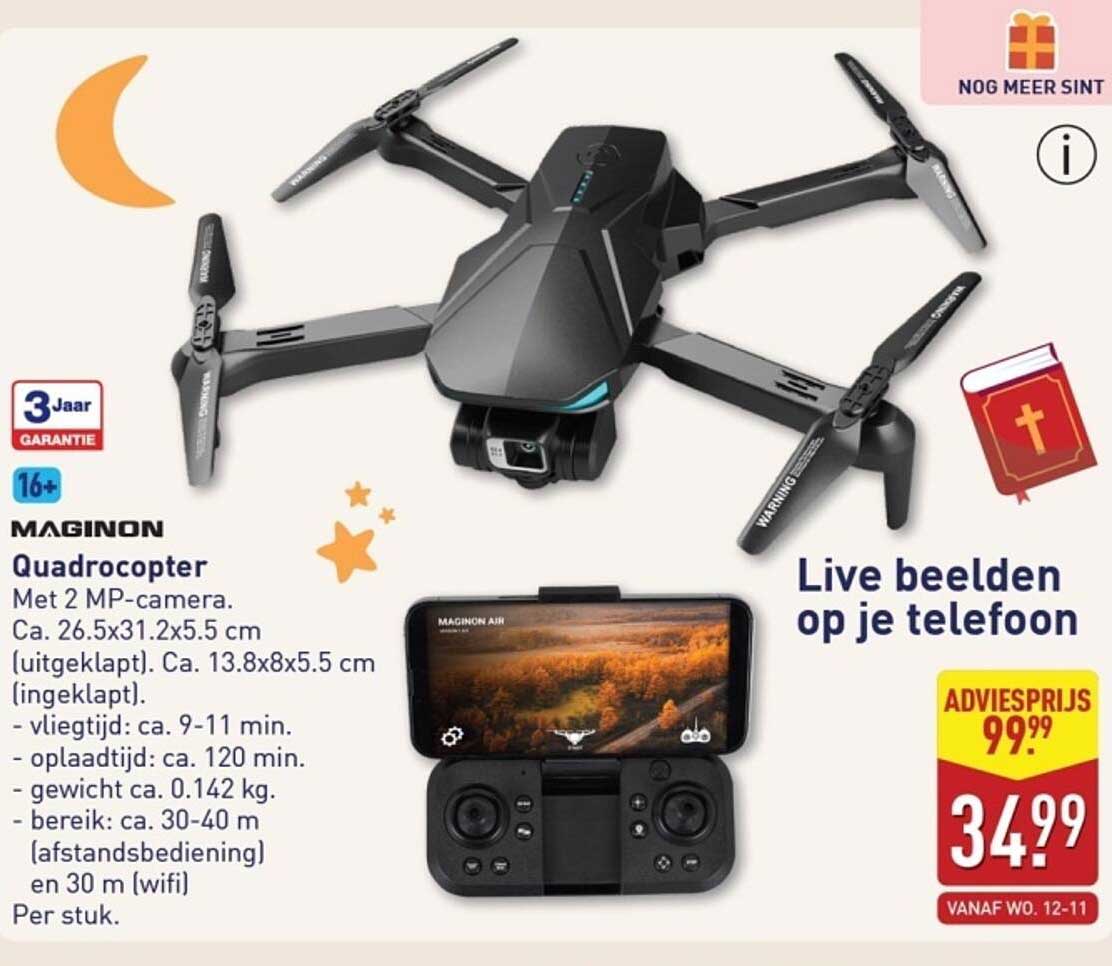 MAGINON Quadcopter Met 2 MP-camera