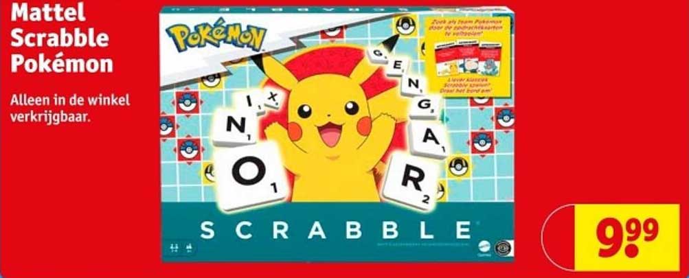 Mattel Scrabble Pokémon