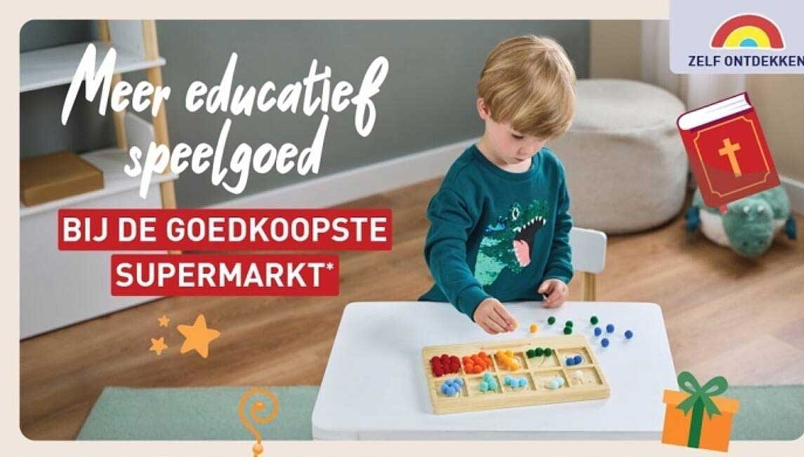 Meer educatief speelgoed bij de goedkoopste supermarkt*