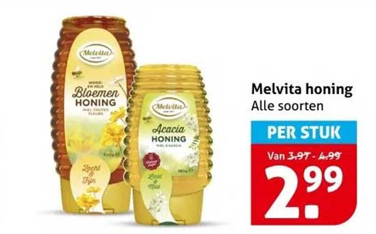 Melvita honing - Alle soorten