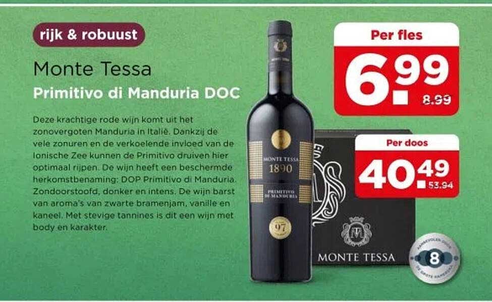 Monte Tessa Primitivo di Manduria DOC