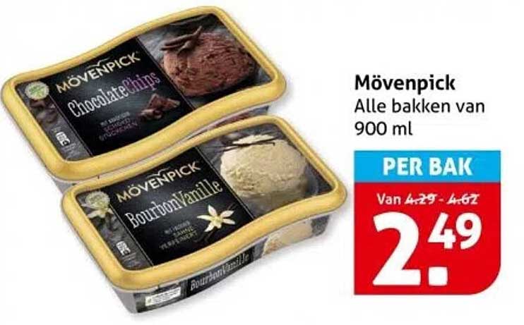 Mövenpick Alle bakken van 900 ml