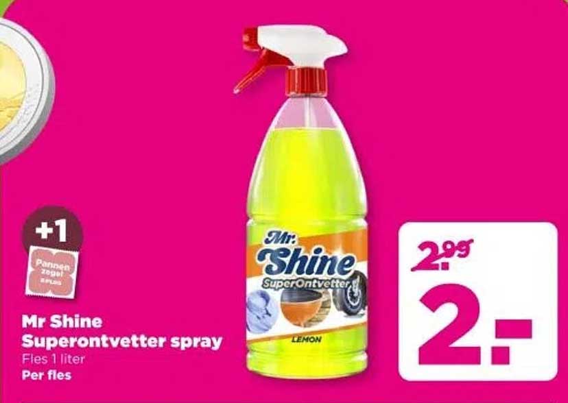 Mr Shine Superontvetter spray