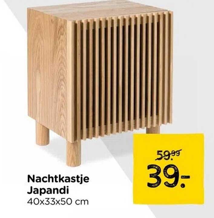 Nachtkastje Japandi