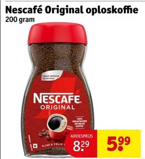 Nescafé Original oploskoffie 200 gram
