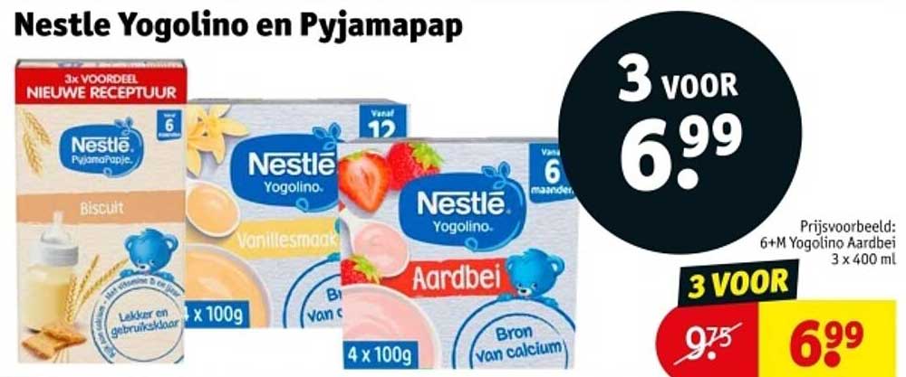 Nestlé Yogolino en Pyjamapap