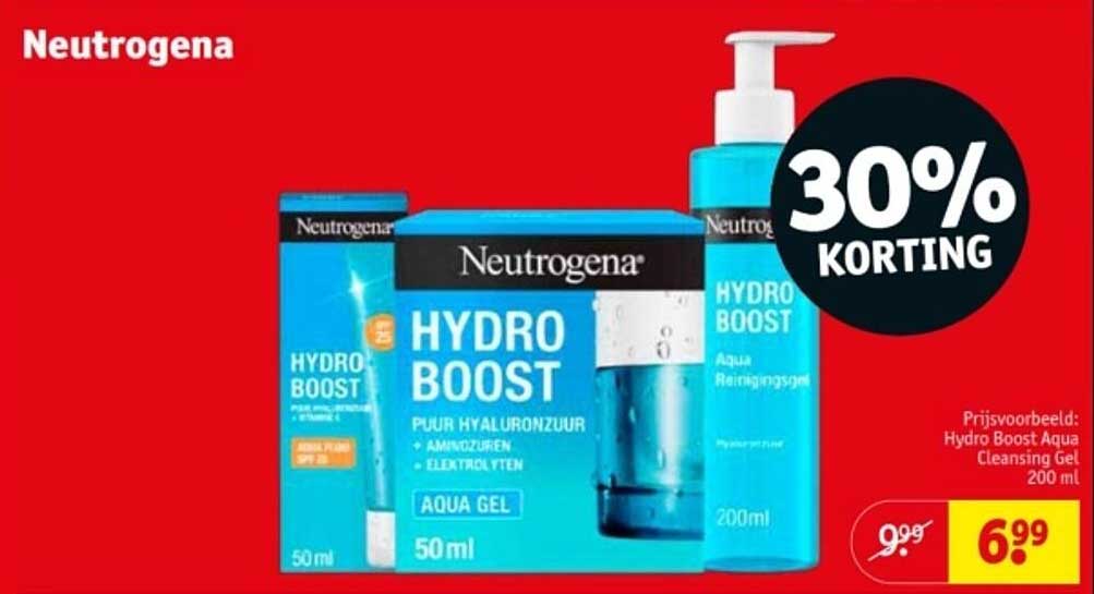 Neutrogena Hydro Boost Aqua Gel en Reinigingsgel