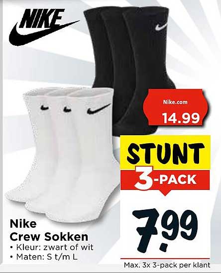 Nike Crew Sokken 3-Pack