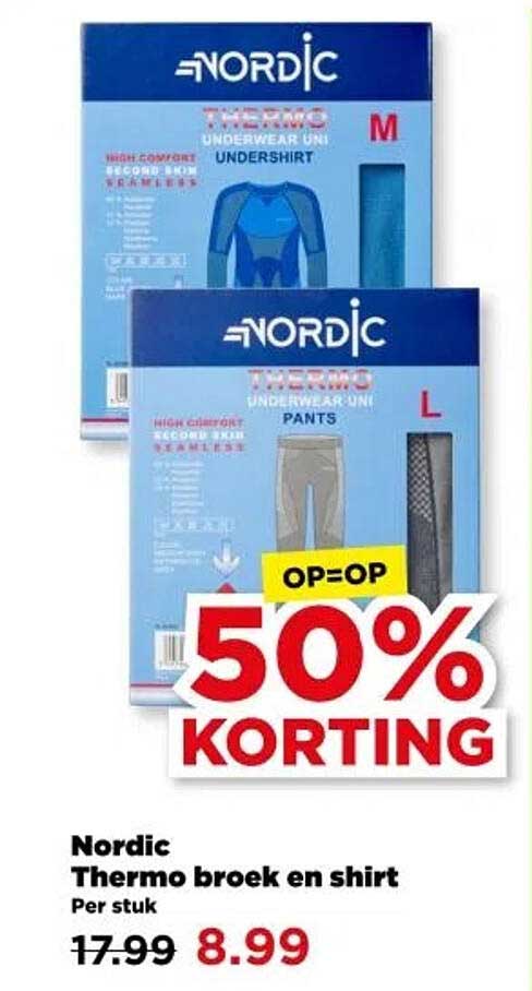 Nordic Thermo broek en shirt