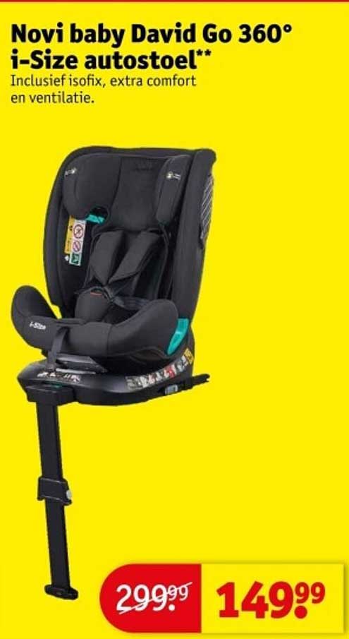 Novi baby David Go 360° i-Size autostoel**