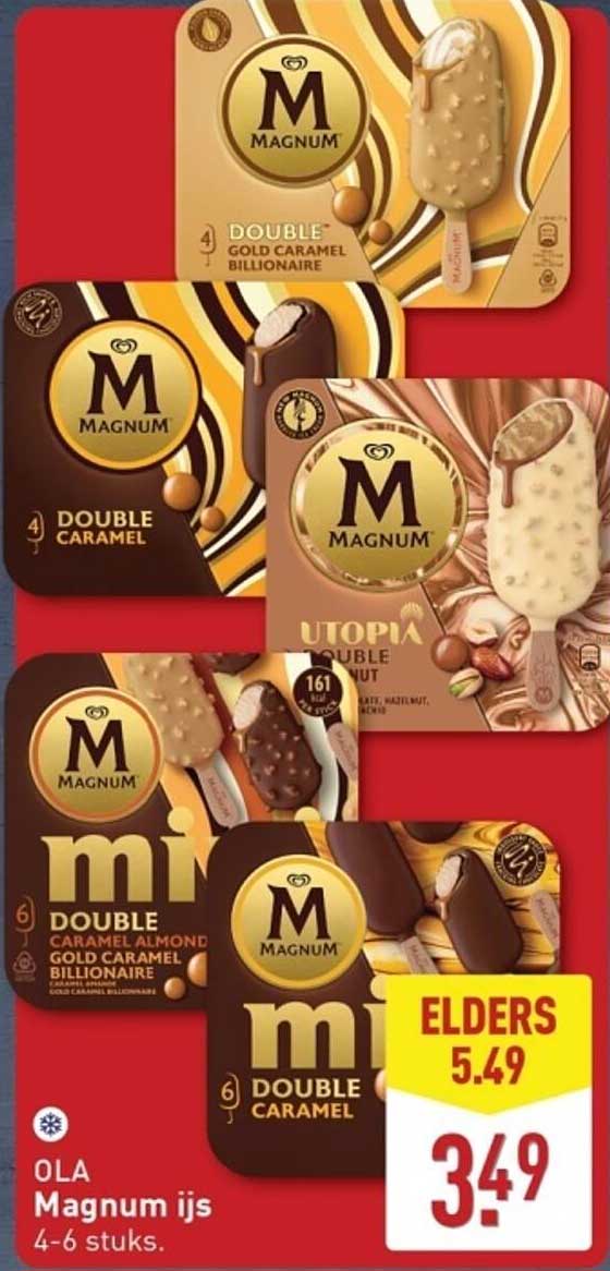 OLA Magnum ijs 4-6 stuks.