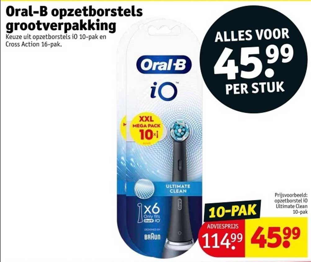Oral-B opzetborstels grootverpakking