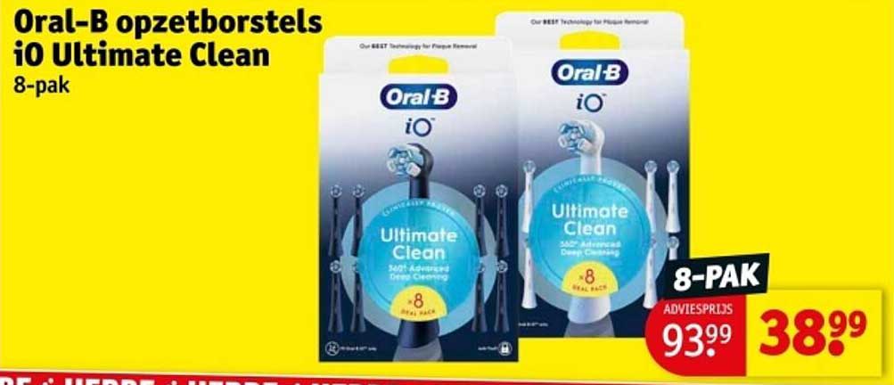 Oral-B opzetborstels iO Ultimate Clean 8-pak